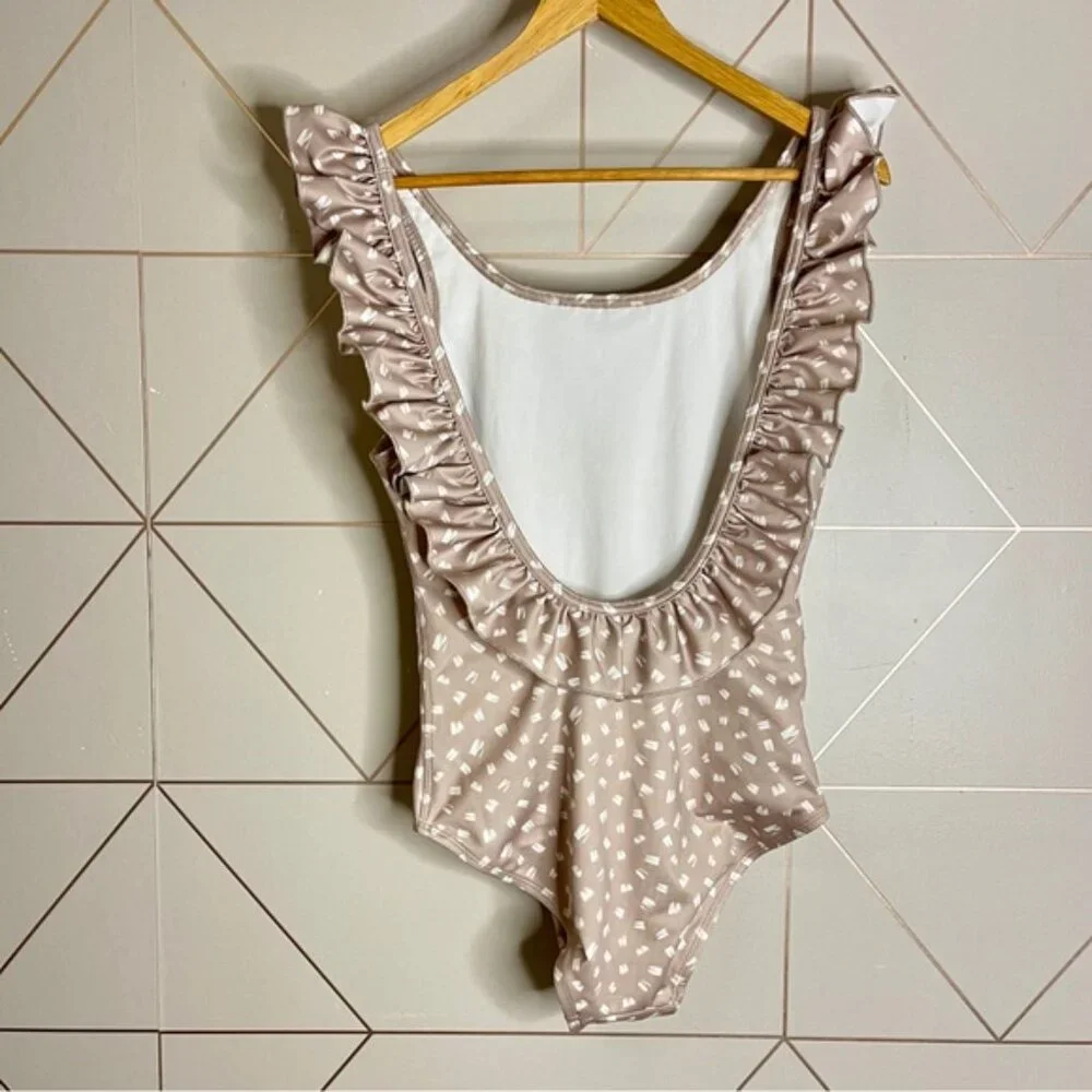 Imagine Perry Ruffle One Piece Swimsuit - Picture 3 of 5